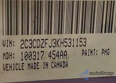 2019 Dodge Challenger R/T Scat Pack из США, поврежденный, VIN 2C3CDZFJ3KH531153